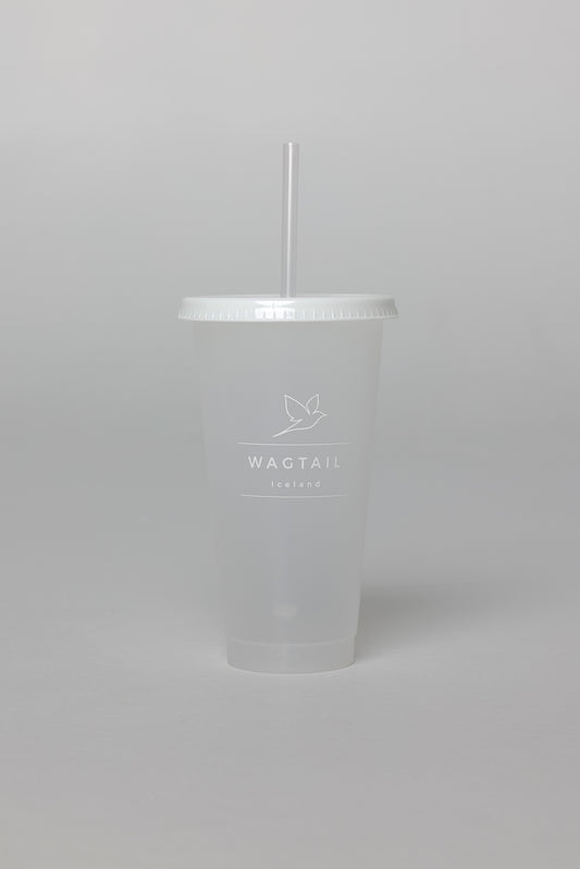 1012 - Cup with straw 700ml