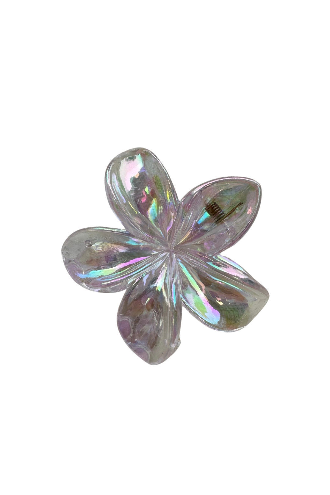 Flower clip - Clear Pink