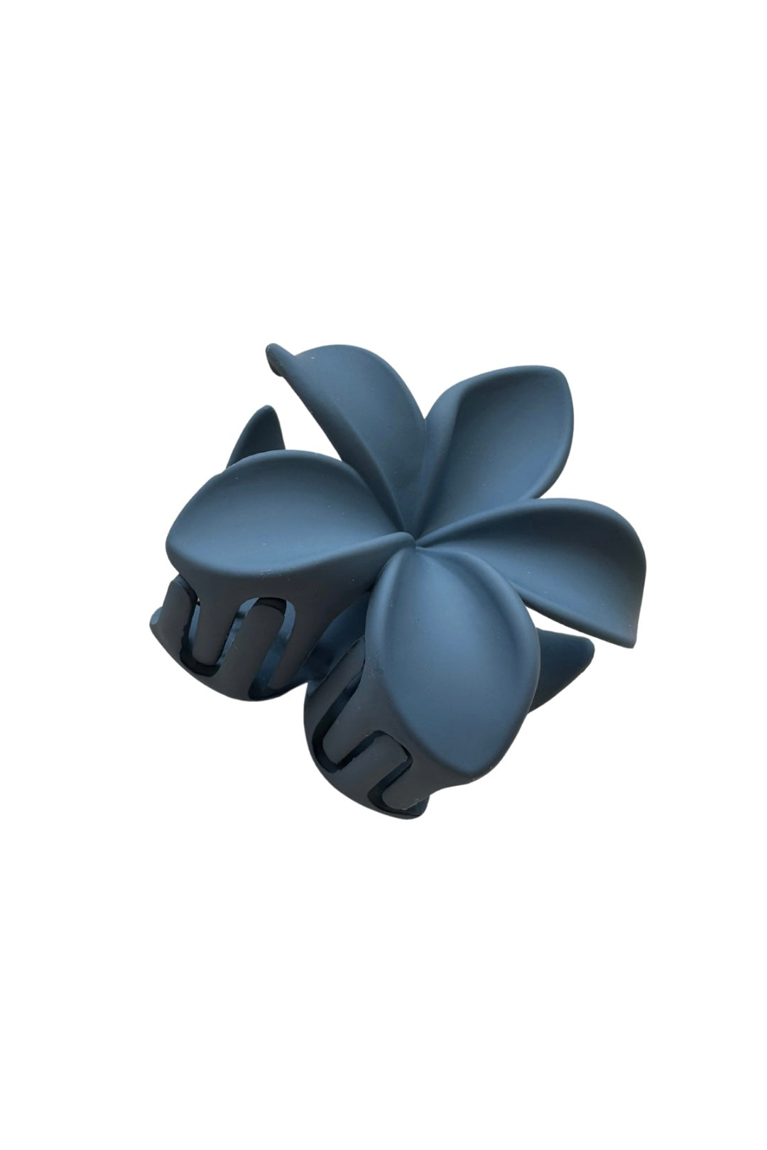 Flower clip - Matte Blue