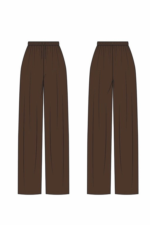1049 - Brown bamboo pants