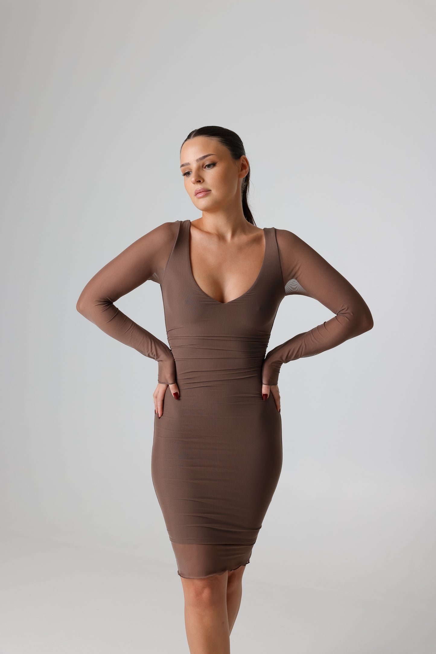 903 - Brown Dress