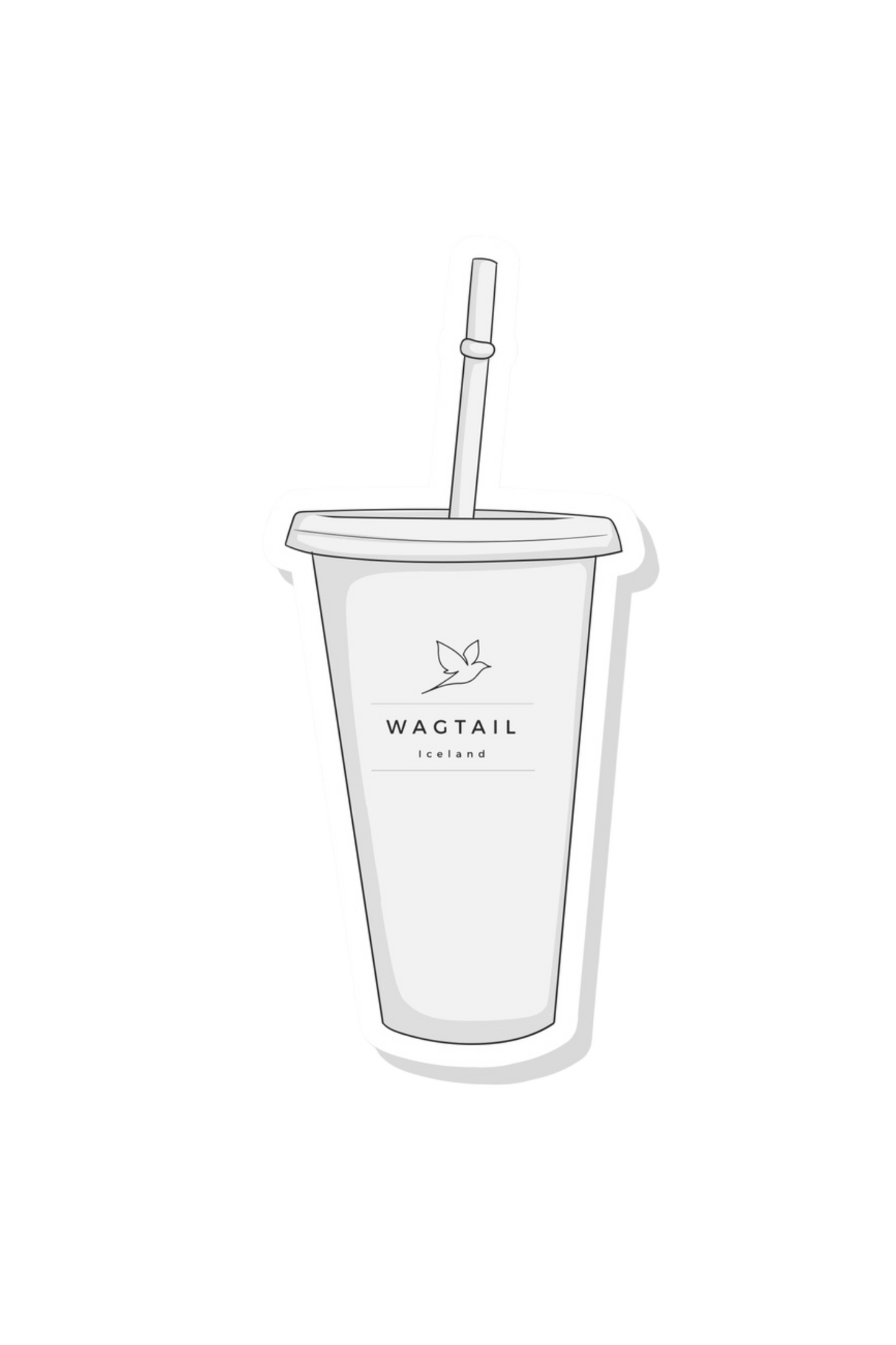 1012 - Cup with straw 700ml