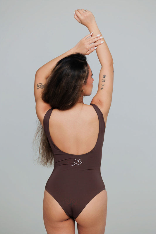 1041 - Brown swimsuit