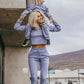 800 - Jogger top blue (kid)