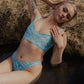529 - Blue tie dye bottoms