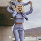 800 - Jogger top blue (kid)