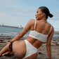 1004 - White bottoms | Icelandic Luxury Swimwear Brand | ＷＡＧＴＡＩＬ