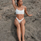 1004 - White top | Icelandic Luxury Swimwear Brand | ＷＡＧＴＡＩＬ