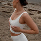 1003 - White top | Icelandic Luxury Swimwear Brand | ＷＡＧＴＡＩＬ